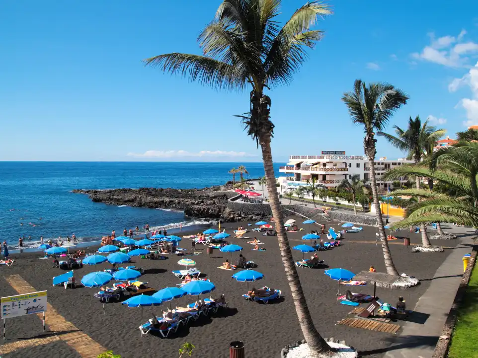 Playa de la Arena playa de la arena - puerto de santiago - mejor playa de tenerife