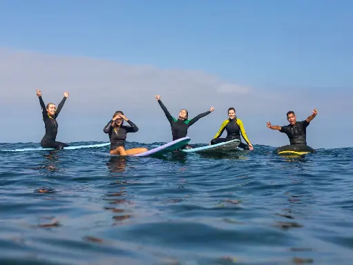 Clases de Surf grupales